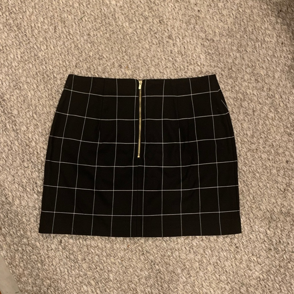 H&M Windowpane Mini Skirt - Picture 3 of 4